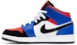 Kasut Air Jordan 1 Mid 'Top 3' 554725-124 (Saiz Kanak-Kanak)