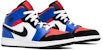 Kasut Air Jordan 1 Mid 'Top 3' 554725-124 (Saiz Kanak-Kanak)