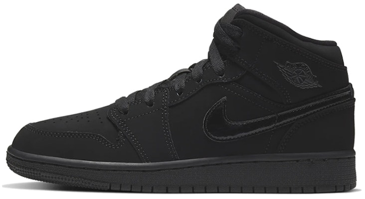 (Año Escolar) Air Jordan 1 Mid 'Triple Black' zapatillas escolares negras. 554725-056 Buy (Año Escolar) Air Jordan 1 Mid 'Triple Black' zapatillas escolares negras. 554725-056