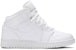 (Kanak-Kanak) Air Jordan 1 Mid 'Triple White' 554725-130
