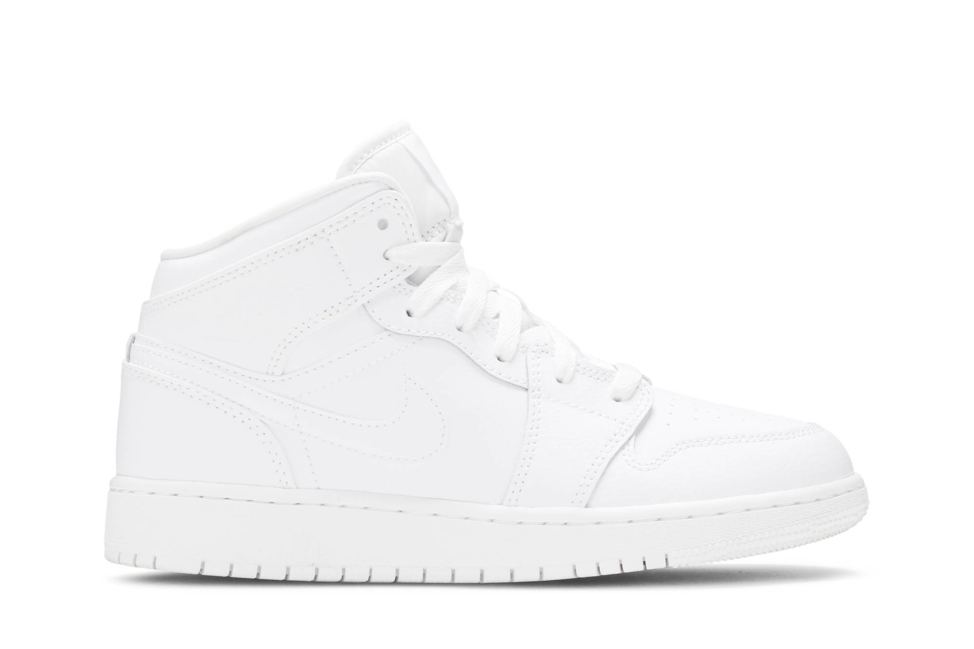 Buy (Aniño) Air Jordan 1 Mid 'Triple White' 554725-126
