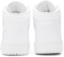 (Aniño) Air Jordan 1 Mid 'Triple White' 554725-126 Details for (Aniño) Air Jordan 1 Mid 'Triple White' 554725-126