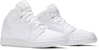 (Kanak-Kanak) Air Jordan 1 Mid 'Triple White' 554725-130