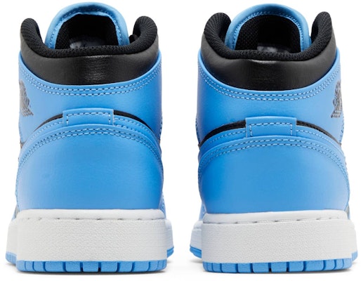(Grade School) Air Jordan 1 Mid 'University Blue' DQ8423-401 Details for (Grade School) Air Jordan 1 Mid 'University Blue' DQ8423-401
