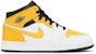 (Kanak-Kanak Sekolah) Air Jordan 1 Mid 'University Gold' 554725-170