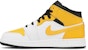 (Kanak-Kanak Sekolah) Air Jordan 1 Mid 'University Gold' 554725-170