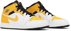 Cheap (Kanak-Kanak Sekolah) Air Jordan 1 Mid 'University Gold' 554725-170