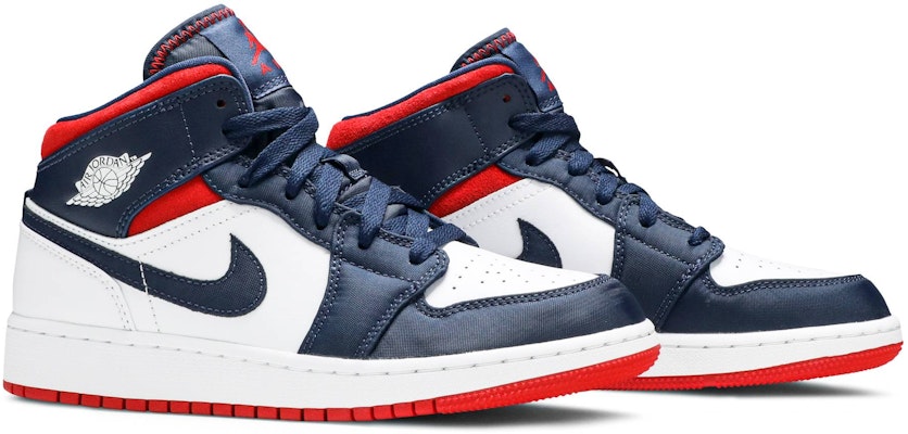(小童款) Air Jordan 1 Mid '美国奥运' BQ6931-104 Cheap (小童款) Air Jordan 1 Mid '美国奥运' BQ6931-104