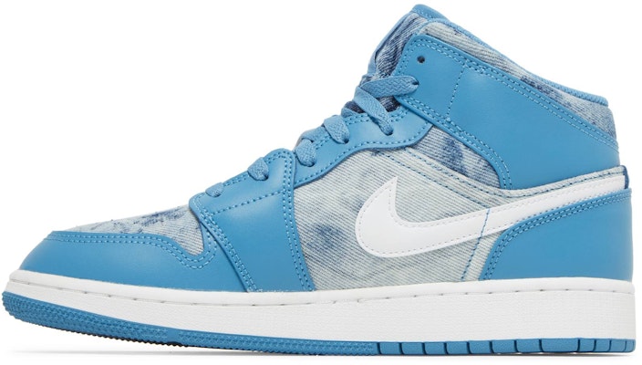 (Kanak-Kanak) Air Jordan 1 Mid 'Washed Denim' DM8951-400 Lookbook (Kanak-Kanak) Air Jordan 1 Mid 'Washed Denim' DM8951-400