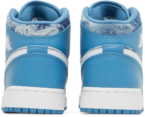 (Kanak-Kanak) Air Jordan 1 Mid 'Washed Denim' DM8951-400 Details for (Kanak-Kanak) Air Jordan 1 Mid 'Washed Denim' DM8951-400