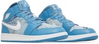 Cheap (Kanak-Kanak) Air Jordan 1 Mid 'Washed Denim' DM8951-400