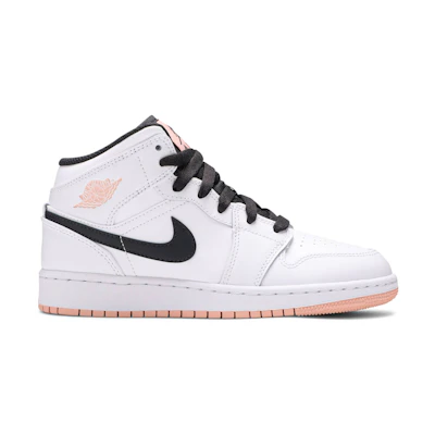 (GS) Jordan 1 Mid 'White Arctic Orange'