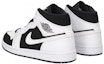Lookbook (Kanak-Kanak) Air Jordan 1 Mid 'Putih Hitam' 554725-113