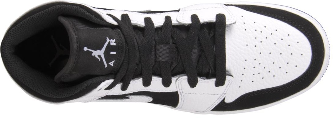 (Kanak-Kanak) Air Jordan 1 Mid 'Putih Hitam' 554725-113 Shop (Kanak-Kanak) Air Jordan 1 Mid 'Putih Hitam' 554725-113