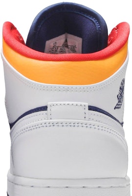 (大童款) Air Jordan 1 Mid '白色深蓝' 554725-131 Sizing (大童款) Air Jordan 1 Mid '白色深蓝' 554725-131