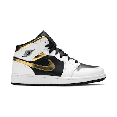 (GS) Jordan 1 Mid 'White Gold'
