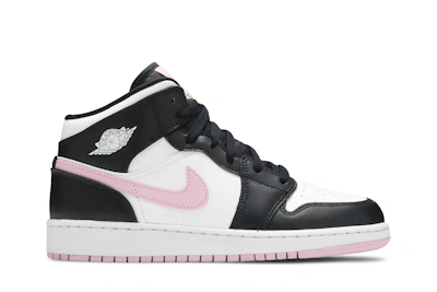 (Grade School) Air Jordan 1 Mid 'White Light Arctic Pink' 555112-103