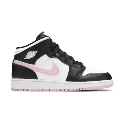 (GS) Jordan 1 Mid 'White Light Arctic Pink'