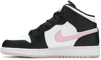 (GS) 에어 조던 1 미드 "화이트 라이트 아틱 핑크" 555112-103 Lookbook (GS) 에어 조던 1 미드 "화이트 라이트 아틱 핑크" 555112-103