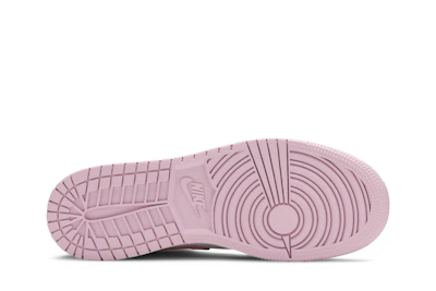 (Grade School) Air Jordan 1 Mid 'White Light Arctic Pink' 555112-103