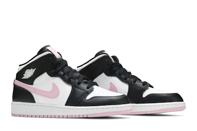 (Grade School) Air Jordan 1 Mid 'White Light Arctic Pink' 555112-103