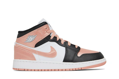 (Grade School) Air Jordan 1 Mid 'White Light Madder Root' DM9077-108