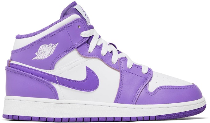 (Kanak-Kanak) Air Jordan 1 Mid 'Putih Ungu' DQ8423-511 Buy (Kanak-Kanak) Air Jordan 1 Mid 'Putih Ungu' DQ8423-511