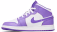 Lookbook (Kanak-Kanak) Air Jordan 1 Mid 'Putih Ungu' DQ8423-511