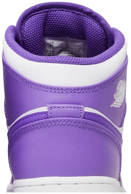 (Kanak-Kanak) Air Jordan 1 Mid 'Putih Ungu' DQ8423-511 Sizing (Kanak-Kanak) Air Jordan 1 Mid 'Putih Ungu' DQ8423-511