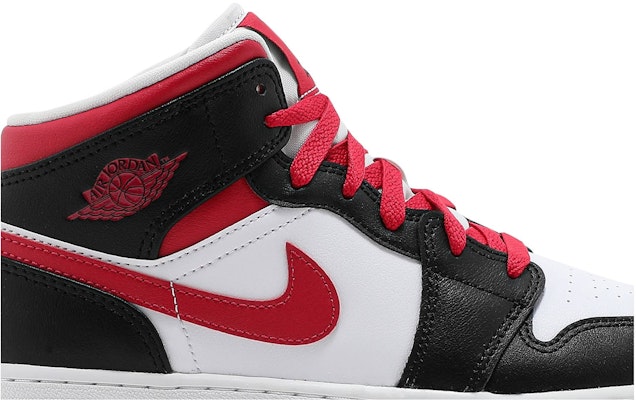 (Kanak-Kanak) Air Jordan 1 Mid 'Putih Very Berry' 554725-016 Order (Kanak-Kanak) Air Jordan 1 Mid 'Putih Very Berry' 554725-016