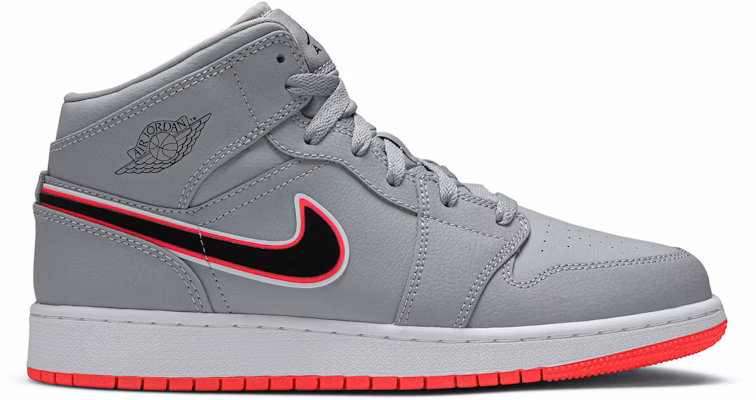 (Grade School) Air Jordan 1 Mid 'Wolf Grey Pink' 555112-060 Buy (Grade School) Air Jordan 1 Mid 'Wolf Grey Pink' 555112-060