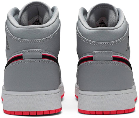 (Grade School) Air Jordan 1 Mid 'Wolf Grey Pink' 555112-060 Details for (Grade School) Air Jordan 1 Mid 'Wolf Grey Pink' 555112-060