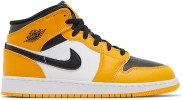 (Grade School) Air Jordan 1 Mid 'Yellow Toe' 554725-701 (Grade School) Air Jordan 1 Mid 'Yellow Toe' 554725-701