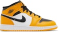 Buy (Kanak-Kanak) Air Jordan 1 Mid 'Yellow Toe' Kuning Tumit 554725-701