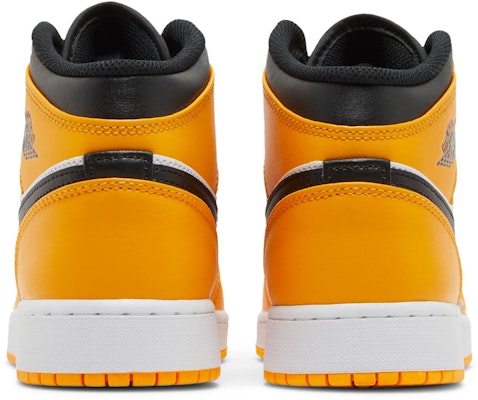 (Kanak-Kanak) Air Jordan 1 Mid 'Yellow Toe' Kuning Tumit 554725-701 Details for (Kanak-Kanak) Air Jordan 1 Mid 'Yellow Toe' Kuning Tumit 554725-701