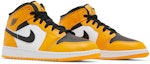Cheap (Kanak-Kanak) Air Jordan 1 Mid 'Yellow Toe' Kuning Tumit 554725-701
