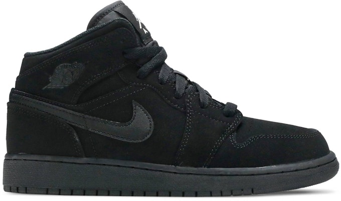 (A Escolar) Air Jordan 1 Mid BG 'Negro' 554725-040 Buy (A Escolar) Air Jordan 1 Mid BG 'Negro' 554725-040