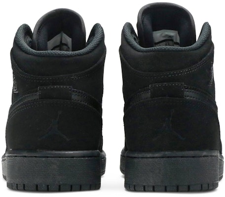 (A Escolar) Air Jordan 1 Mid BG 'Negro' 554725-040 Details for (A Escolar) Air Jordan 1 Mid BG 'Negro' 554725-040