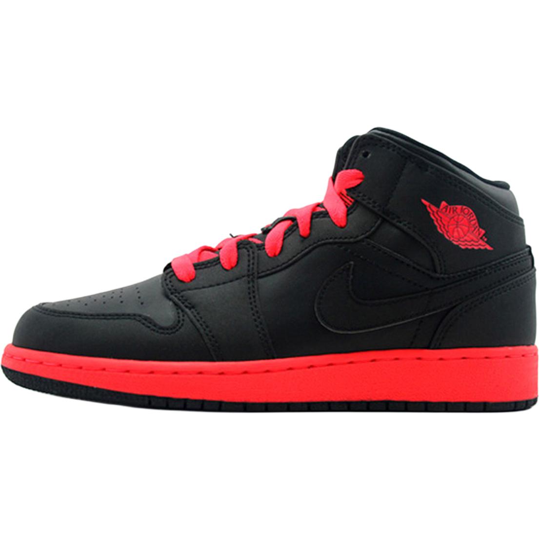 (GS) Jordan 1 Mid BG 'Black Infrared'