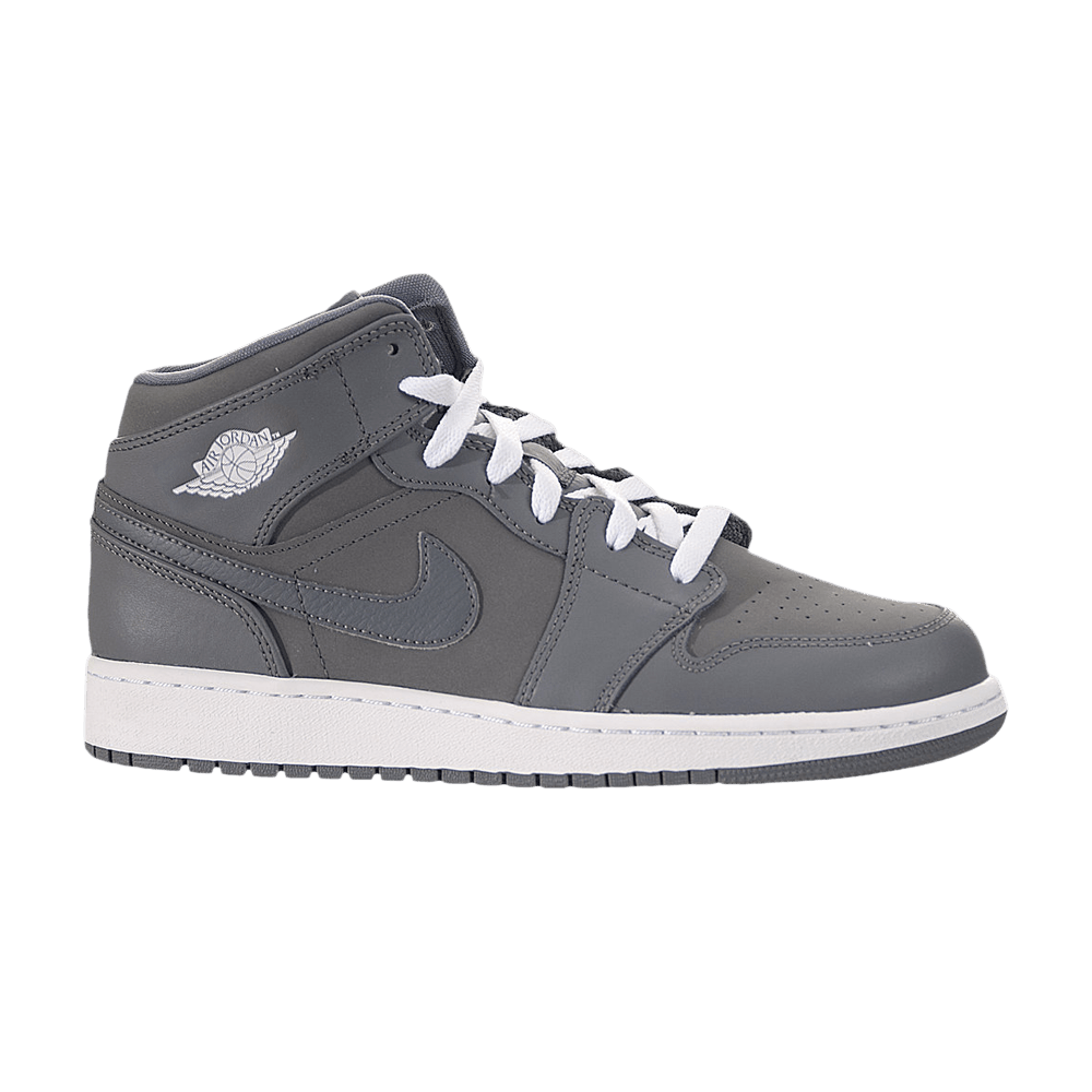 Buy (Año Escolar) Air Jordan 1 Mid BG 'Gris Cool' 554725-014