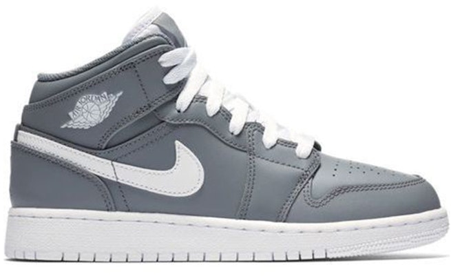 Air Jordan 1 Mid BG 'Cool Grey' (Grade School) untuk Anak-anak 554725-036 Order Air Jordan 1 Mid BG 'Cool Grey' (Grade School) untuk Anak-anak 554725-036