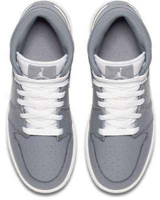 Air Jordan 1 Mid BG 'Cool Grey' (Grade School) untuk Anak-anak 554725-036 Shop Air Jordan 1 Mid BG 'Cool Grey' (Grade School) untuk Anak-anak 554725-036