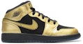 Order GS エア ジョーダン 1 ミッド BG "メタリックゴールド" 555112-905