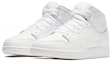 Lookbook (Anak-Anak) Air Jordan 1 Mid BG 'Putih Polos' 554725-129