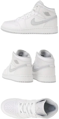 (大童)Air Jordan 1 Mid BG '白金' 554725-108 Purchase (大童)Air Jordan 1 Mid BG '白金' 554725-108