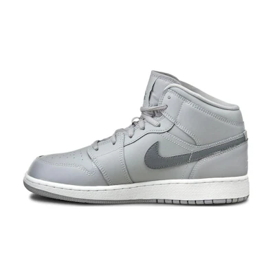 (GS) Jordan 1 Mid BG 'Wolf Grey'