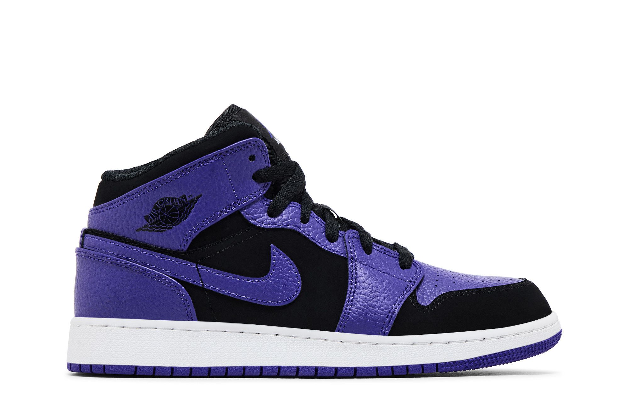 Buy (Academia) Air Jordan 1 Mid Negro Dark Concord 554725-051