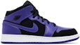 Buy (Academia) Air Jordan 1 Mid Negro Dark Concord 554725-051