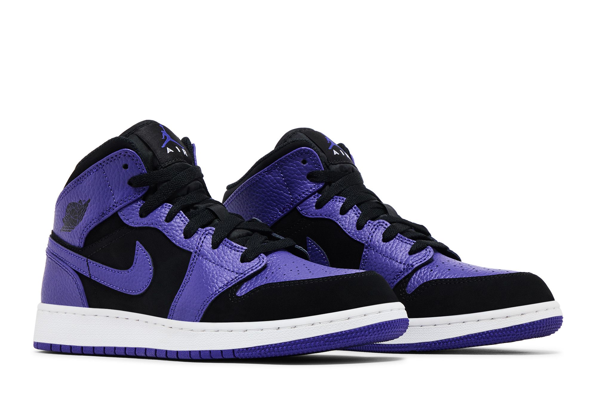 Cheap (Academia) Air Jordan 1 Mid Negro Dark Concord 554725-051