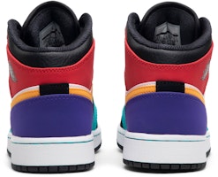 (Grade School) Air Jordan 1 Mid Bred Multi ‘Color 554725-125 Details for (Grade School) Air Jordan 1 Mid Bred Multi ‘Color 554725-125